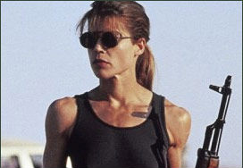 Sarah Connor in Terminator 2